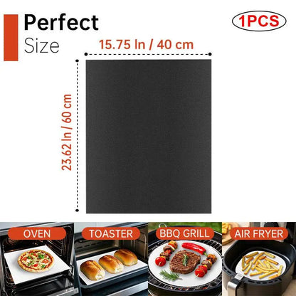 Multifunctional Grill Mat - Reusable High-Temperature Resistant Baking & Microwave Oven Liner for Easy Cooking