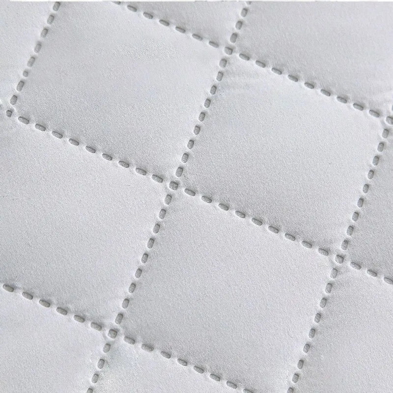 Ultrasonic Washable Mattress Protector — Elastic Band Bed Cover Pad for Full Protection