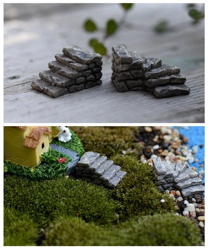 DIY Fairy Garden Miniature Figurines - Garden Pot, Dollhouse & Landscape Decorations