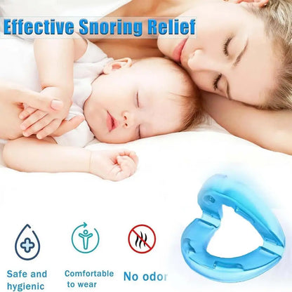 Gum Shield Anti-Snoring Mouthpiece – Snore Stopper Device for Better Breathing & Snoring Relief