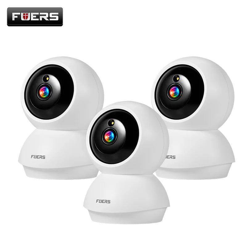 FUERS 5MP HD WiFi Indoor Security Camera – Baby & Pet Monitor with Motion Detection, Tuya Smart Home & Alexa Compatibility