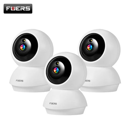 FUERS 5MP HD WiFi Indoor Security Camera – Baby & Pet Monitor with Motion Detection, Tuya Smart Home & Alexa Compatibility