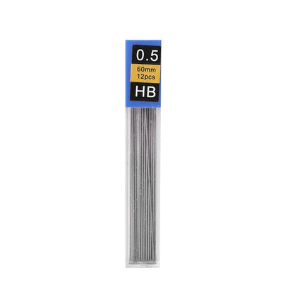 Mechanical Pencil Lead Refill Set 0.3–2.0mm HB – Multi-Size Press Automatic Pencil Leads for Drawing, Painting & Student Stationery