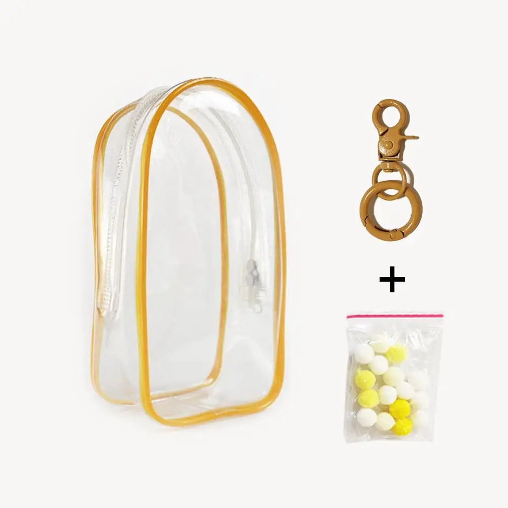 Mystery Box Storage Case 19.5×10.5×5cm – Square Display Organizer Bag for Labubu Plush Doll Accessories