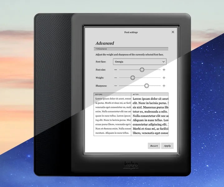 KOBO Glo HD E-Reader - 6-Inch 300PPI E-Ink Display with Front Light, Available in 4G/16G/32G Models