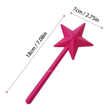 Magical Star Wand Salt & Pepper Shakers - Portable and Refillable Seasoning Dispenser Set for Kitchen, Dining, and BBQ