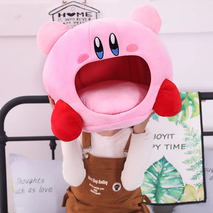 Anime Games Kirby Plush Doll – Soft Nap Pillow, Kawaii Pet Cat Nest & Stuffed Toy Bed, Cute Gift for Kids