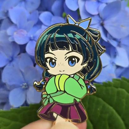 Maomao Hard Enamel Pin – Cute Collectible Lapel Badge for Jackets & Bags