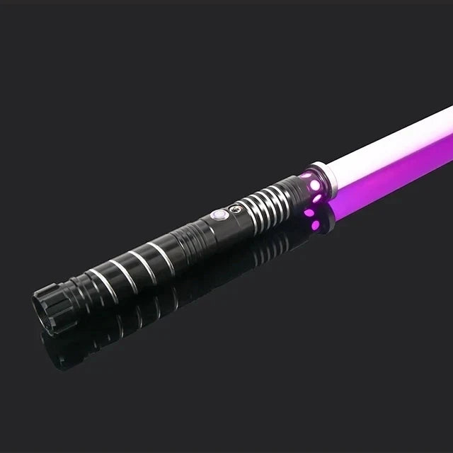 RGB Metal Lightsaber Toy - LED Light Sword with Colorful Effects for Kids, Kpop Fans & Collectible Fun