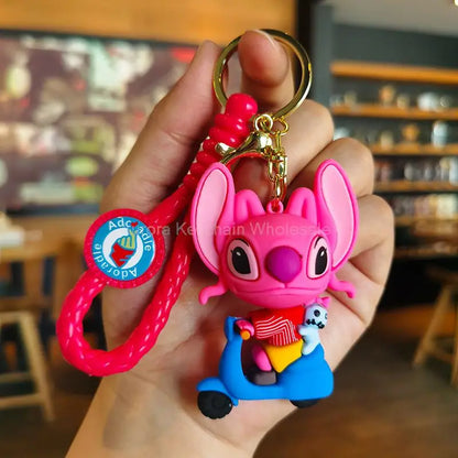 Anime Disney Cartoon Keychain – Gummed Girl, Mermaid & Princess Keyring, Cute Snow White & Alice Toy Gift