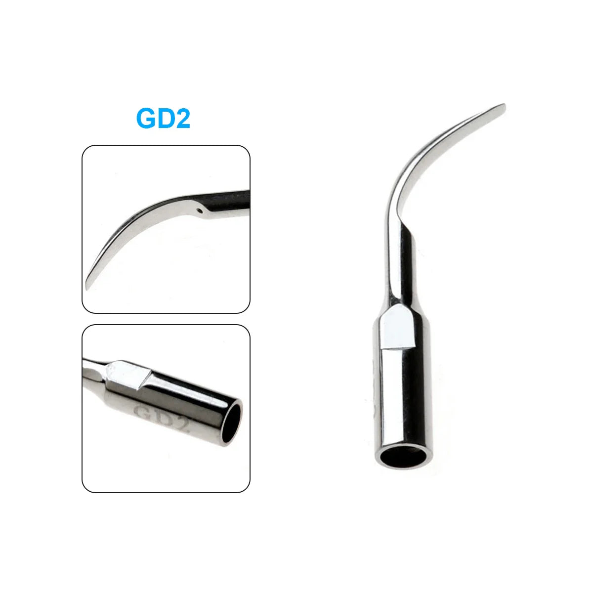 AZDENT 5pcs Dental Scaler Tips – Compatible with EMS, WOODPECKER, SATELEC, DTE, NSK Ultrasonic Scalers