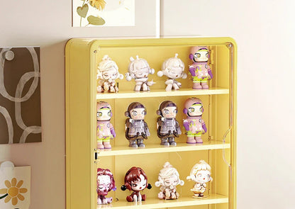 Wall-Mounted Doll Blind Box Storage Rack – Magnetic Suction Figurine Display Cabinet, Dustproof Handheld Box for Collectibles