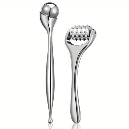 Newest Stainless Steel Full Body Ice Roller – Face & Eye Massager for Firming, Lifting, and Tightening Skin
