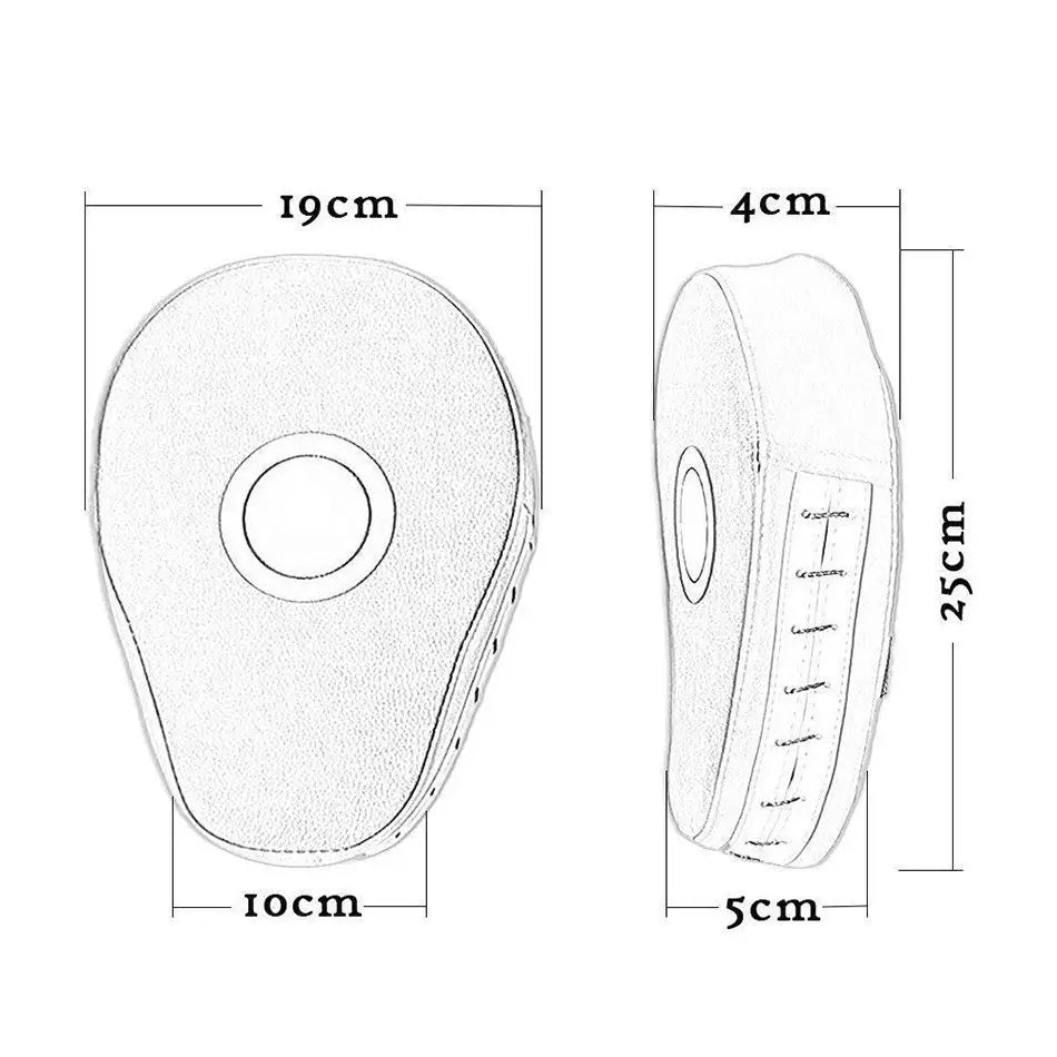 Muay Thai Elbow Baffle Hand Target - Boxing & Sanda Training Block Pad for Free Fighting Practice