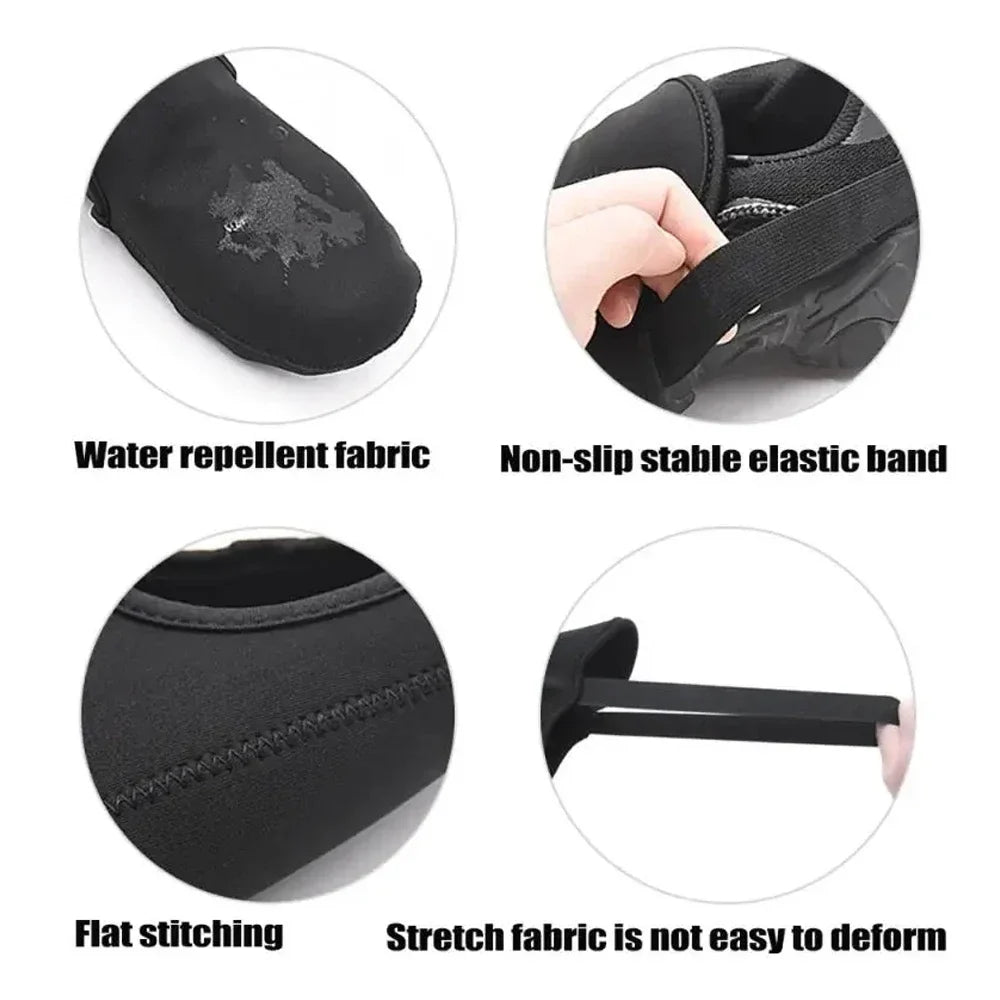 Cycling Shoe Covers – Waterproof & Warm MTB Road Bike Toe Overshoes Protectors for Winter