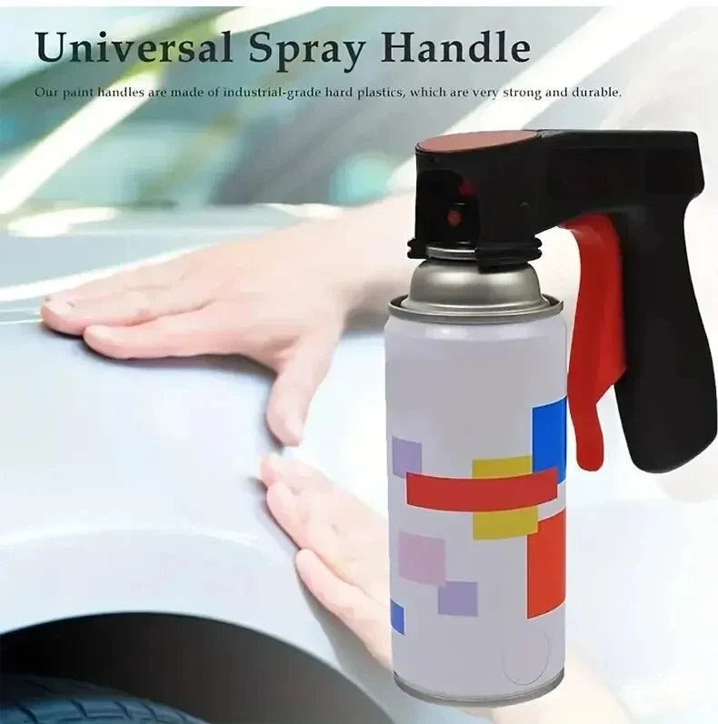Plastic Portable Spray Paint Handle – Universal Reusable Hand Spray Gun for Car Color Change Film & DIY Pasting