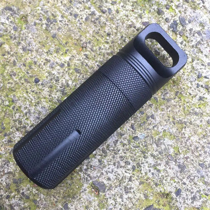 New Aluminum EDC Survival Kit – Waterproof Seal Bottle Capsule, Airtight Pill Case, Outdoor Tools Storage Container