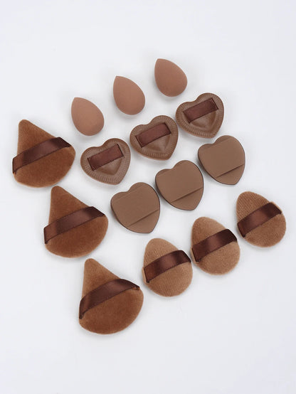 15/30/60 Mini Makeup Sponges – Beauty Powder Puff for Concealer, Liquid Foundation & Face Cosmetics