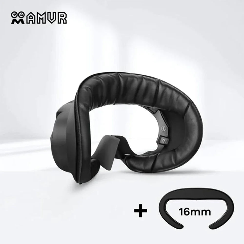 PU Leather Eye Mask Cover for PICO 4/4 Pro/Ultra – AMVR VR Headset Face Cushion Protector   1/2