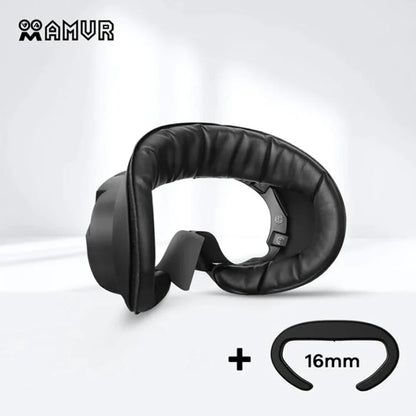 PU Leather Eye Mask Cover for PICO 4/4 Pro/Ultra – AMVR VR Headset Face Cushion Protector   1/2
