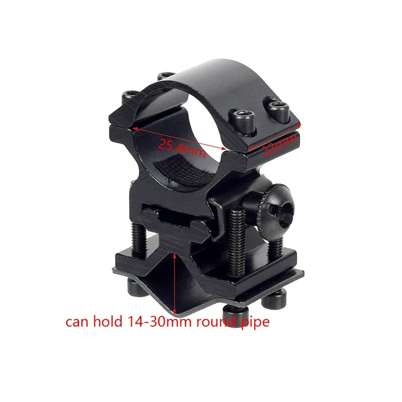 Magnetic Scope Mount Bracket - Strong X Holder for Flashlights, Lasers & Outdoor Accessories