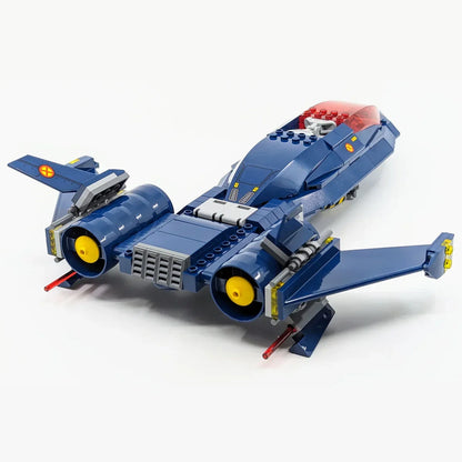 SUPERHEROES X-JET 97 SR-71 Blackbird Airforce Plane Model – Building Block Toy Gift
