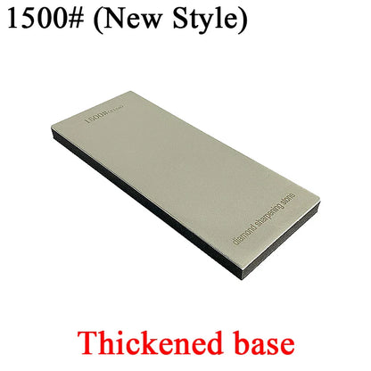 Thickened Non-Slip Diamond Knife Sharpener – 15° Kitchen Whetstone & Leather Polishing System