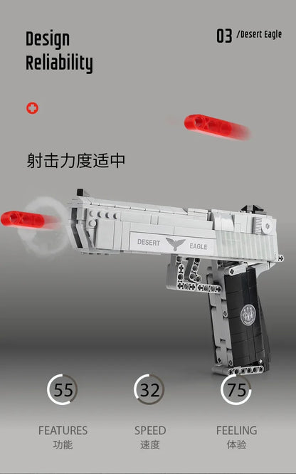 AK47 & AWM Sniper Gun Building Block Set – Military MOC Model Toy for Boys Holiday Gift