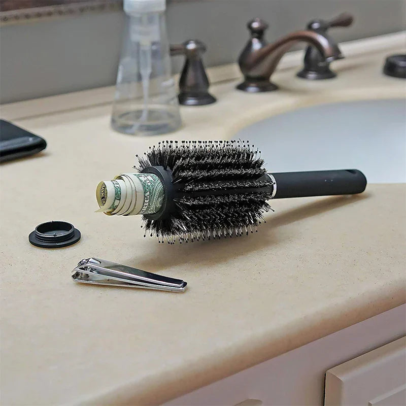 Diversion Stash Safe Hair Brush Comb - Hidden Compartment Functions as Authentic Brush - Ideal for Travel or Home Use