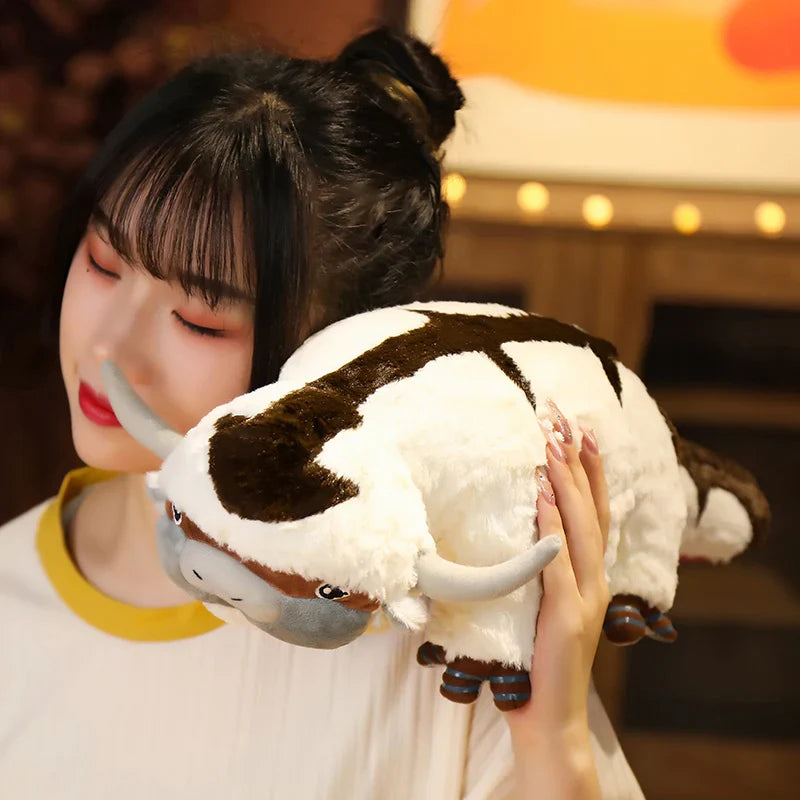 Kawaii Anime Appa Plushie – Bull Cow Stuffed Doll Toy, Christmas Gift Inspired by Avatar Aang The Last Airbender