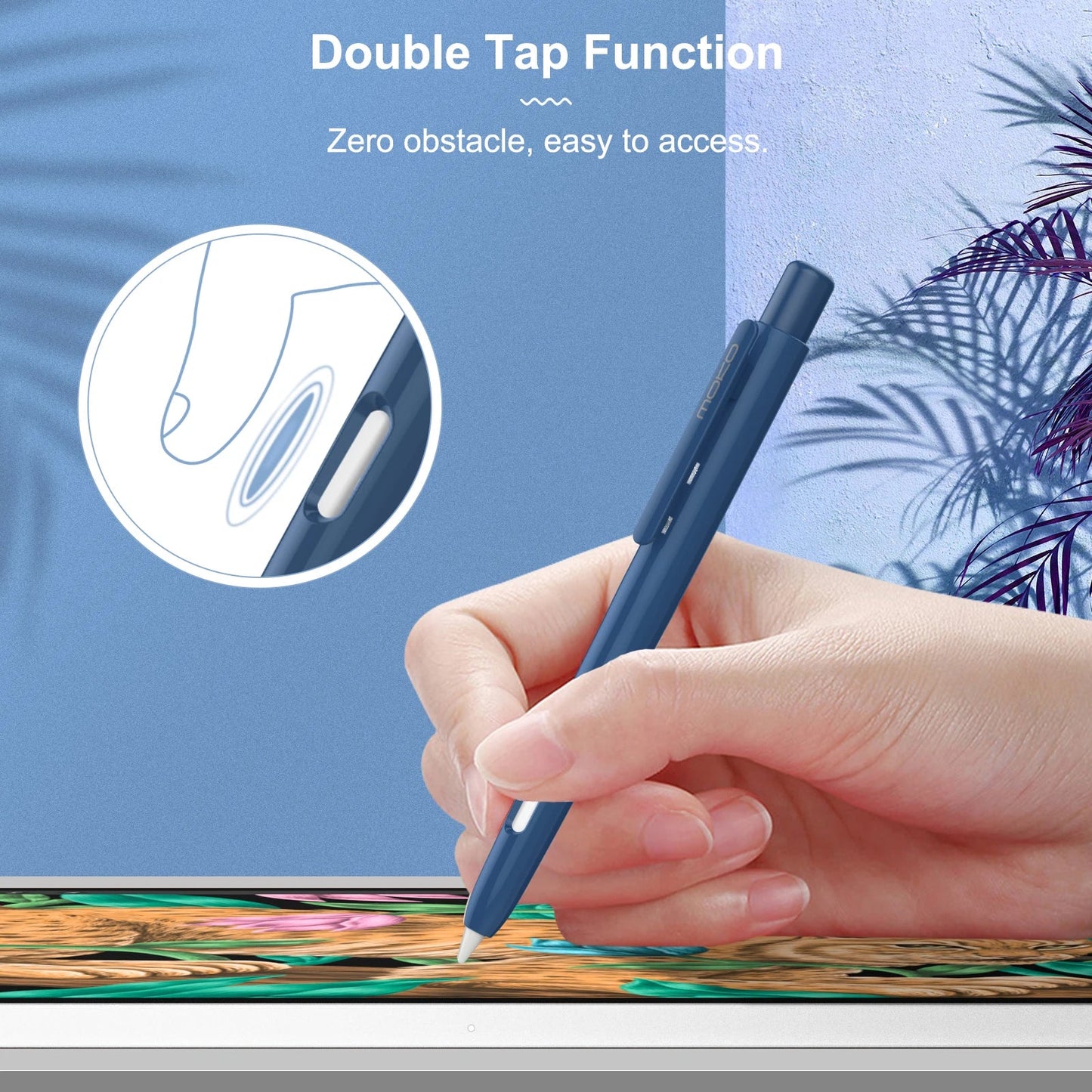Premium PC Case for Apple Pencil 2nd Gen – Protective Stylus Holder Sleeve