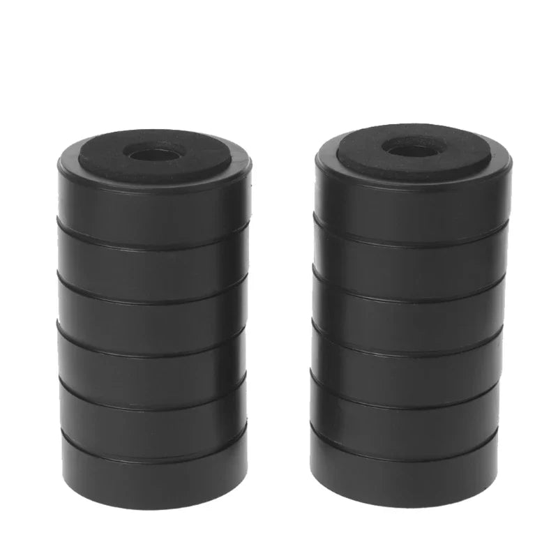 12PCS Bookshelf Speaker Shock Absorption Pads – Aluminum Alloy Damping Feet for Audio Stereo Speakers & Amplifiers