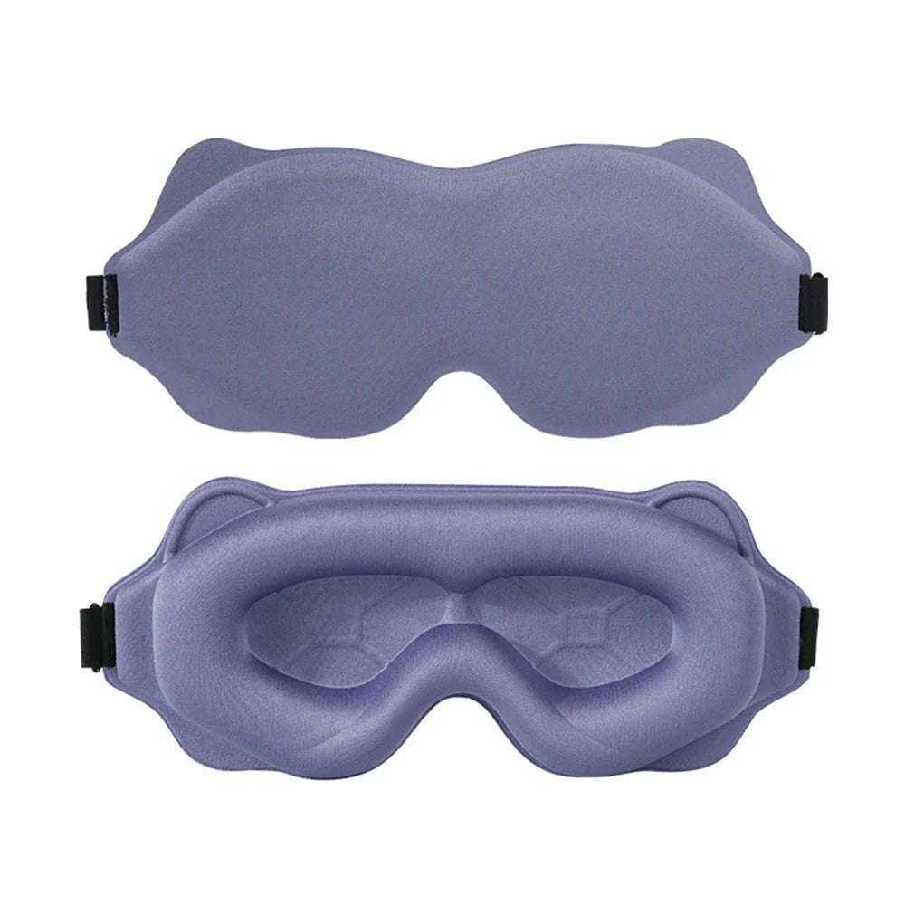 3D Sleeping Eye Mask — Soft, Breathable Travel Eyeshade for Night Sleep, Light Blocking & Sleeping Aid