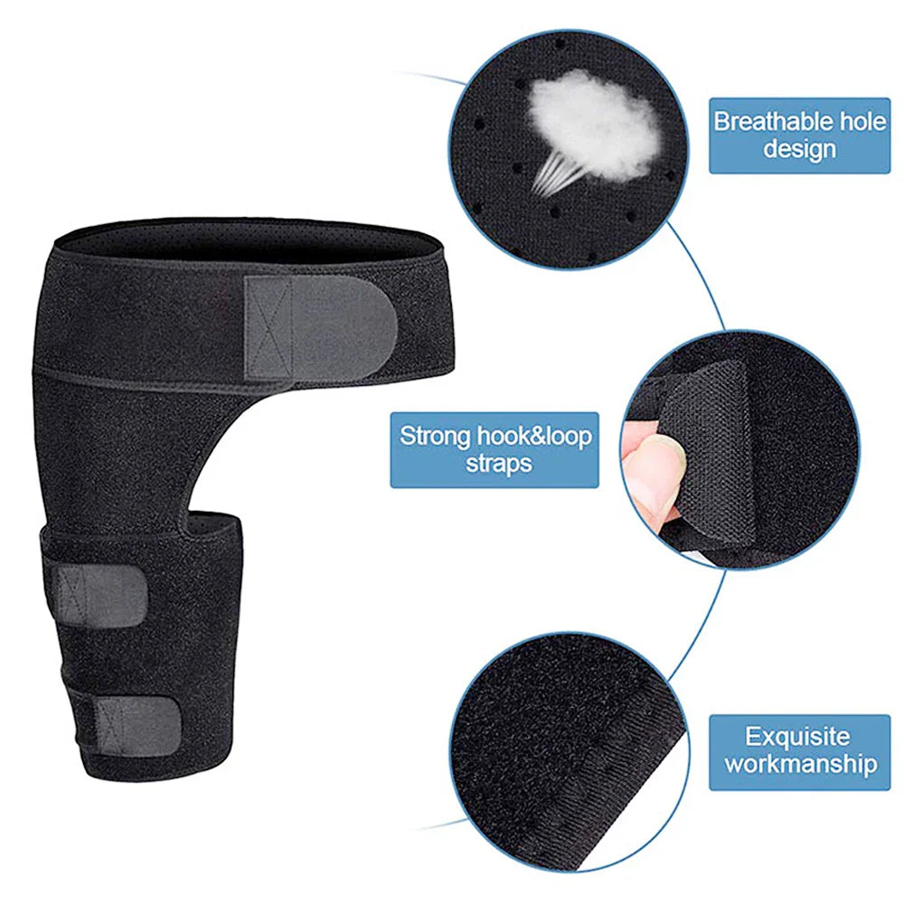 Tcare Sciatica Nerve Pain Relief Brace – Thigh Compression Wrap for Hip Joints, Arthritis & Groin Support
