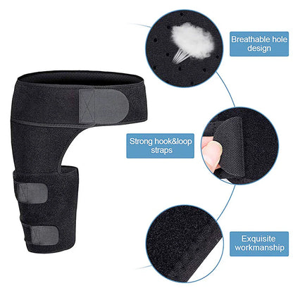 Tcare Sciatica Nerve Pain Relief Brace – Thigh Compression Wrap for Hip Joints, Arthritis & Groin Support