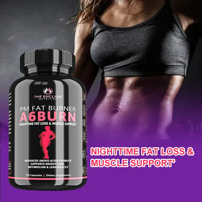 Fat Burner Weight Loss Supplement – Metabolism Booster, Belly Fat Reduction & Sleep Support Nutritional Formula for Healthy Weight Management