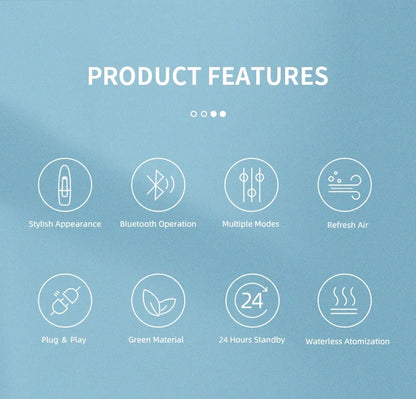 Smart Aroma Essential Oil Diffuser – Bluetooth APP Control, Plug-In Wall Scent Machine for Home & Office Air Freshening