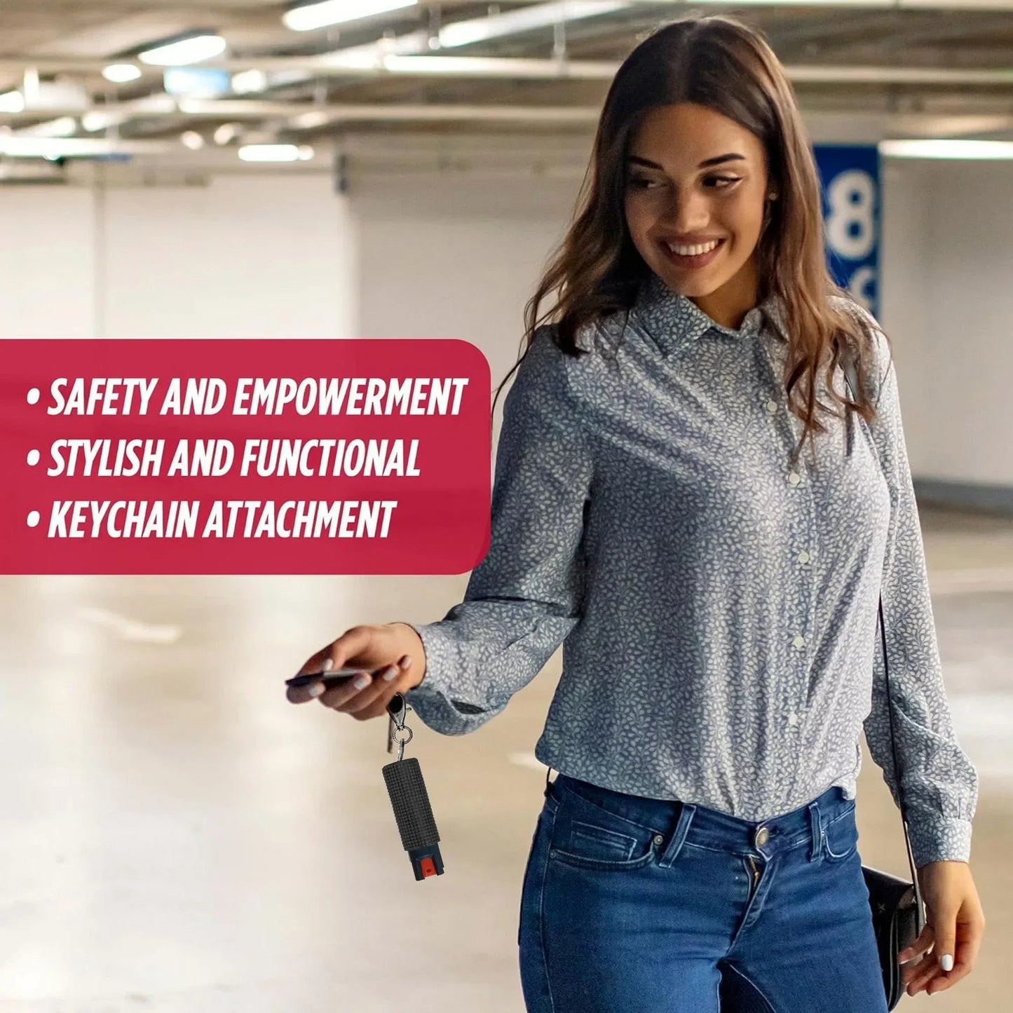 60ml Portable Self Defense Spray – Reusable Mini Safety Spray for Outdoor Personal Protection