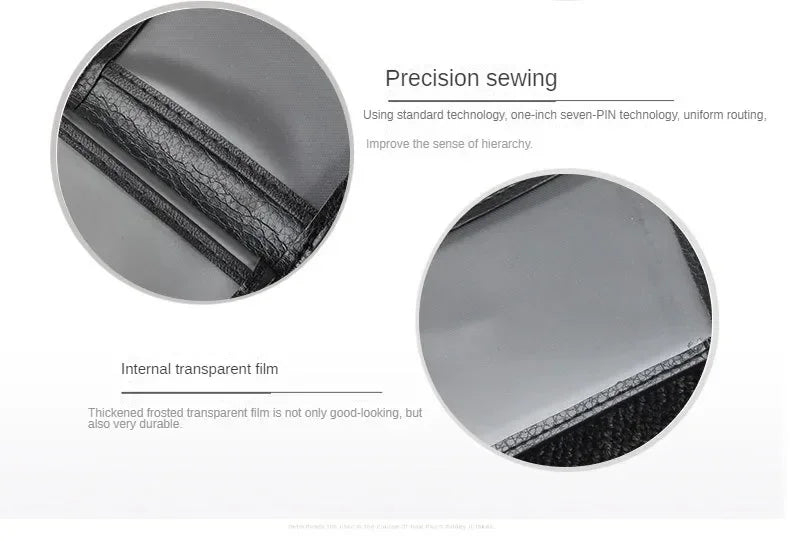 PU Leather Driver License Holder — Car Document Wallet for ID, Pass, Certificate, and Card Storage