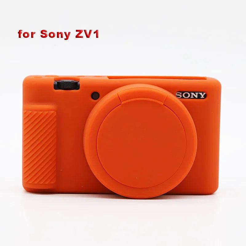 Sony RX100 ZV Series Silicone Camera Case - Soft Rubber Protective Body Cover Bag for RX100 III IV V VI VII ZV1 ZV-E10 Camera Protector