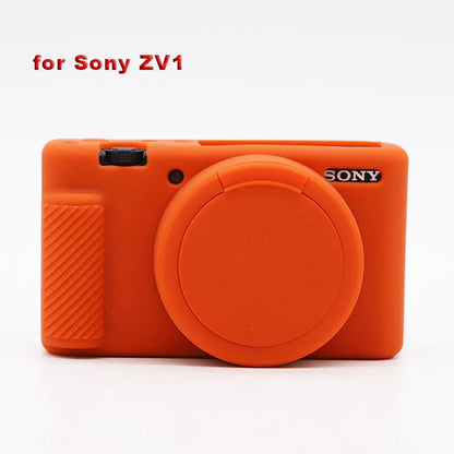 Sony RX100 ZV Series Silicone Camera Case - Soft Rubber Protective Body Cover Bag for RX100 III IV V VI VII ZV1 ZV-E10 Camera Protector