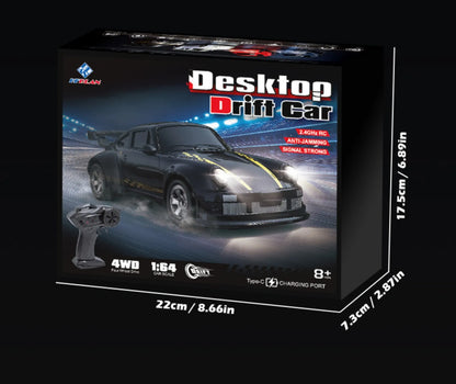 KF20 1:64 RC Drift Car — 2.4G High-Speed 4-Wheel Mini Remote Control Racing Toy for Kids