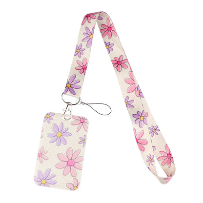 Cartoon Butterfly Lanyard for Keys – Neck Strap ID Badge Holder, Phone USB Keychain Accessories