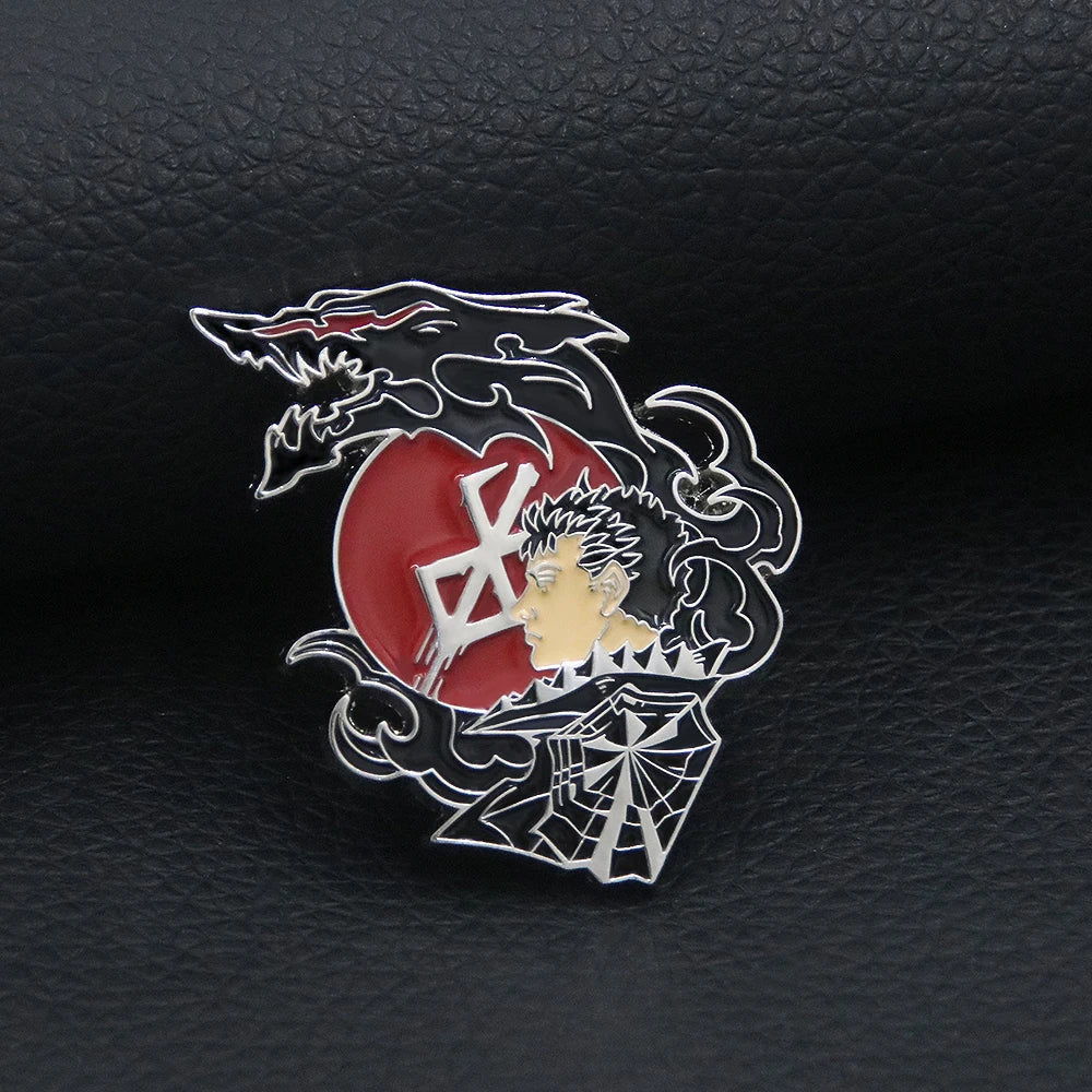 Anime Guts Enamel Pin – Berserk Brand of Sacrifice Lapel Brooch for Men & Women Gift