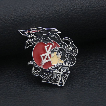Anime Guts Enamel Pin – Berserk Brand of Sacrifice Lapel Brooch for Men & Women Gift