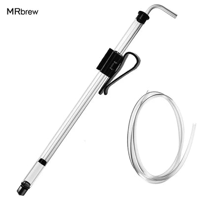 Home Brew Auto Siphon Kit - Wine and Beer Transfer Filler with Racking Cane, 1.2M Hose & Clamps for Bucket, Carboy, Bottle