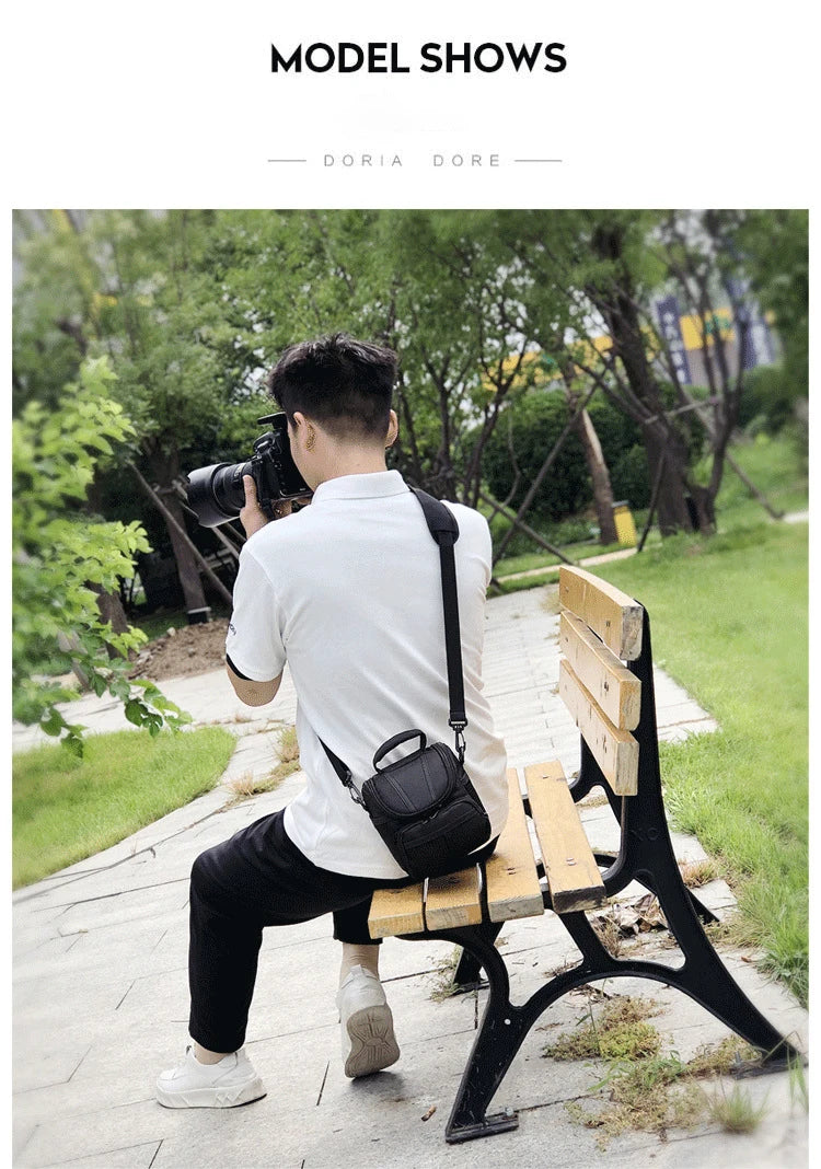 Camera Case Bag – Protective DSLR & Mirrorless Bag for Canon, Nikon, Sony EOS R, R100, R50, R8, R6, R7, R10, RP, M50, 2000D, 250D, 200D, SX Series