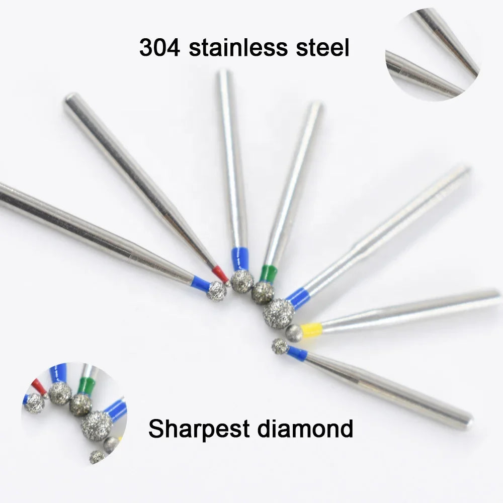 5pcs FG Dia 1.6mm Dental Drills – High-Speed Handpiece Diamond Burs for Teeth Whitening