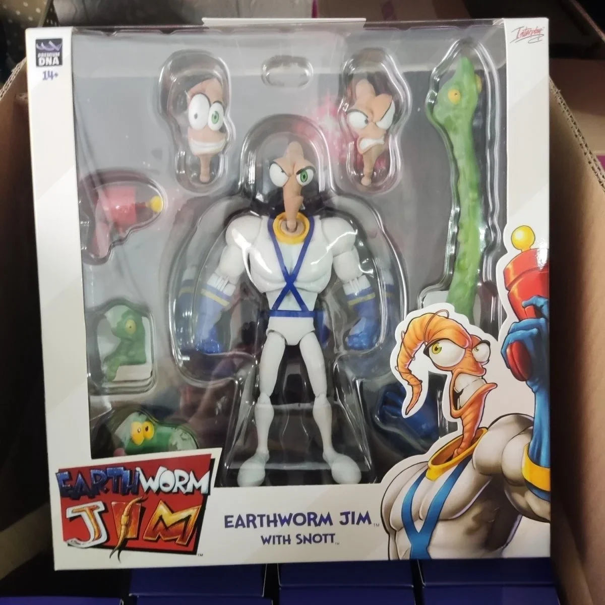 Genuine Earthworm Jim 2.0 PDNA 1/12 Scale Psy-Crow & Bob The Killer Action Figures – Collectible Worm Body Toys & Gifts