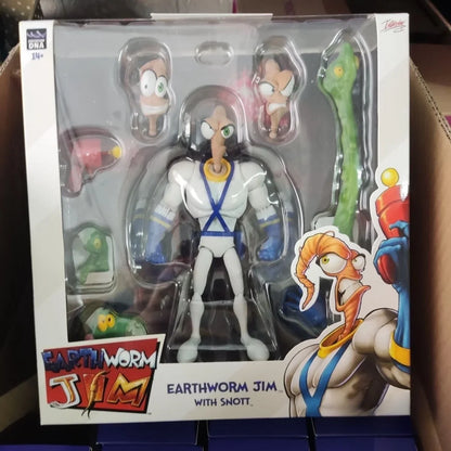 Genuine Earthworm Jim 2.0 PDNA 1/12 Scale Psy-Crow & Bob The Killer Action Figures – Collectible Worm Body Toys & Gifts